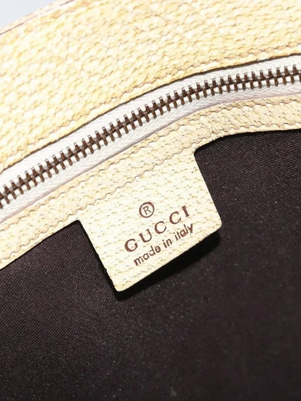 GUCCI GG Canvas Tote Bag Beige Gold 124261 Auth ep13162 - Picture 10 of 16